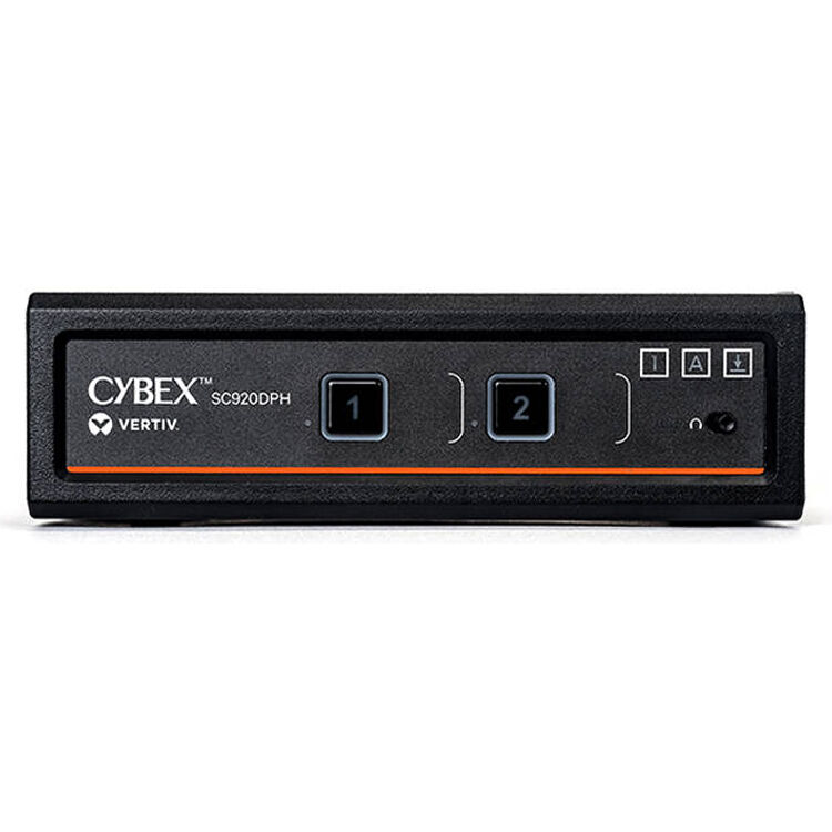 Vertiv SC DPH Secure KVM 2 Port DD desktop secure dual-display switch — view 4