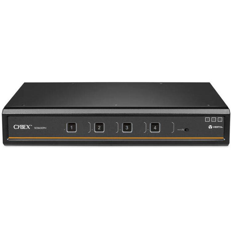 Vertiv Cybex SC900 Secure KVM dual-head secure switch for isolated multi-computer access — view 2