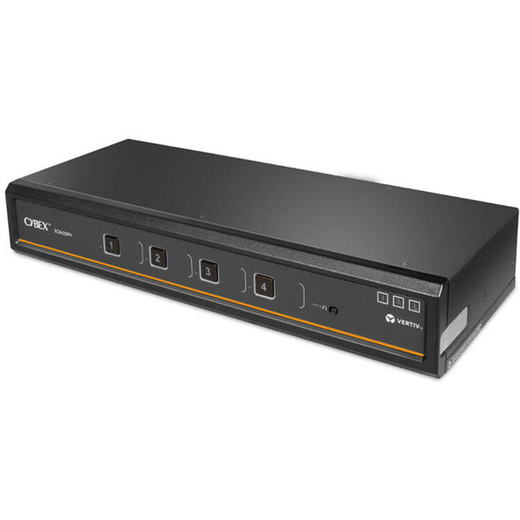 Vertiv Cybex SC900 Secure KVM dual-head secure switch for isolated multi-computer access — view 3
