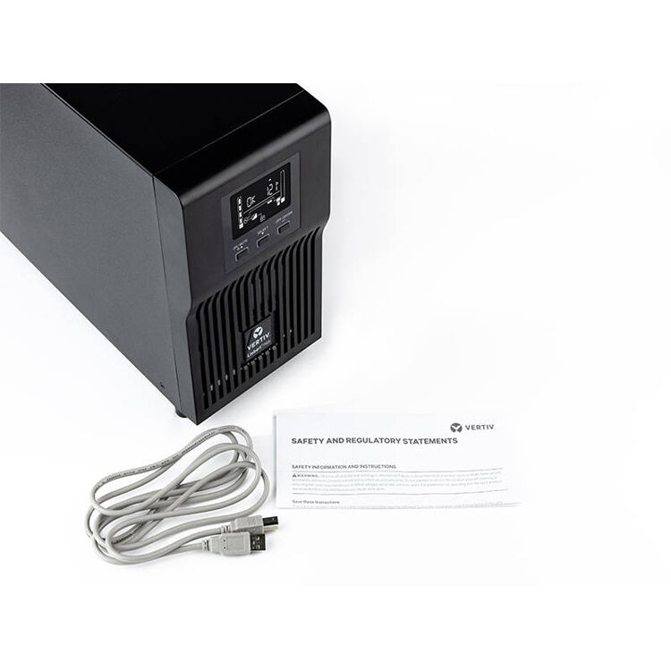 Vertiv Liebert PSI5 UPS 1100 desktop UPS with 1,100 VA capacity and 2 programmable outlets — view 5