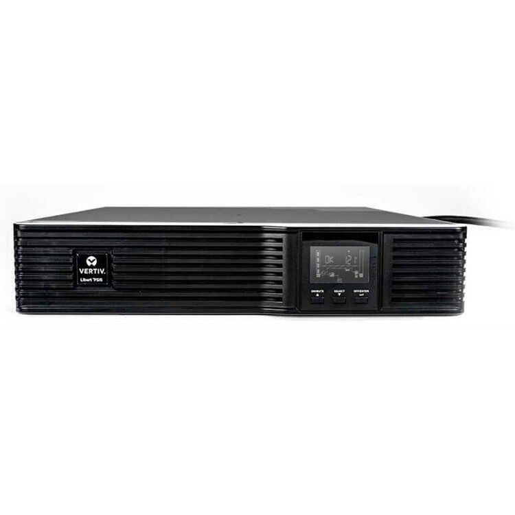 Vertiv Liebert PSI5 800 tower UPS with rotatable LCD and multiple outlets — view 3