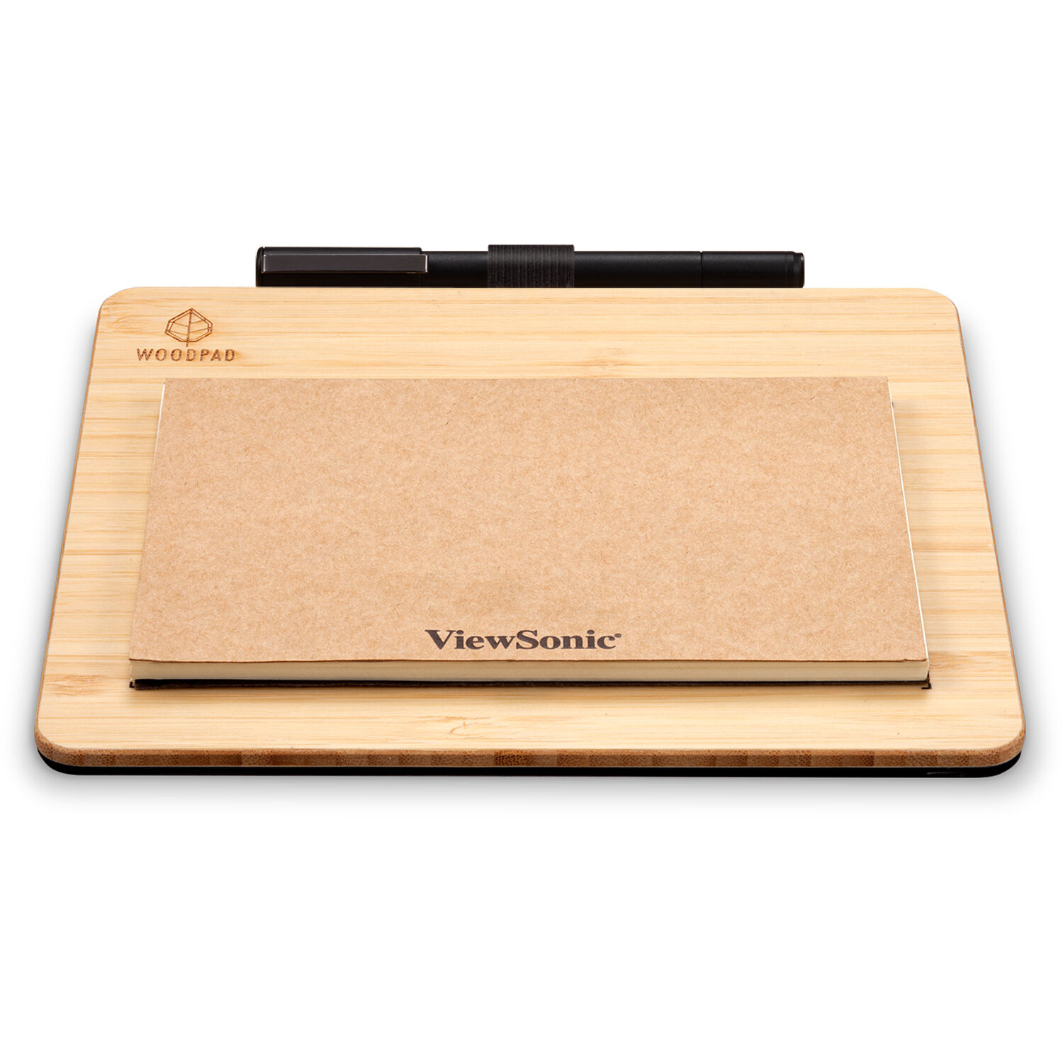 ViewSonic VB Pen Pad ID0730 EDU 7.5 wood pen tablet with USB cable connection — view 2