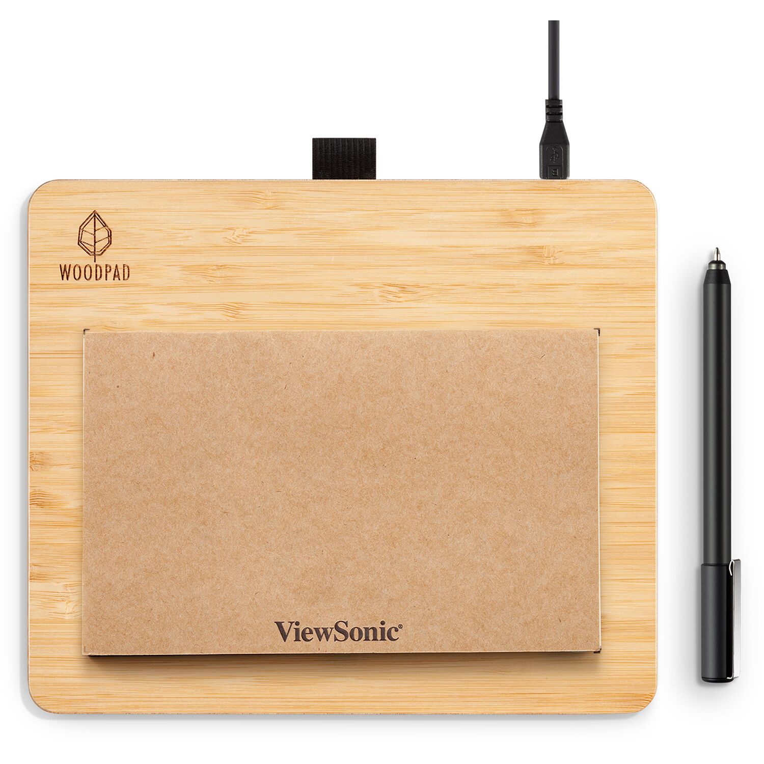 ViewSonic VB Pen Pad ID0730 EDU 7.5 wood pen tablet with USB cable connection — view 7