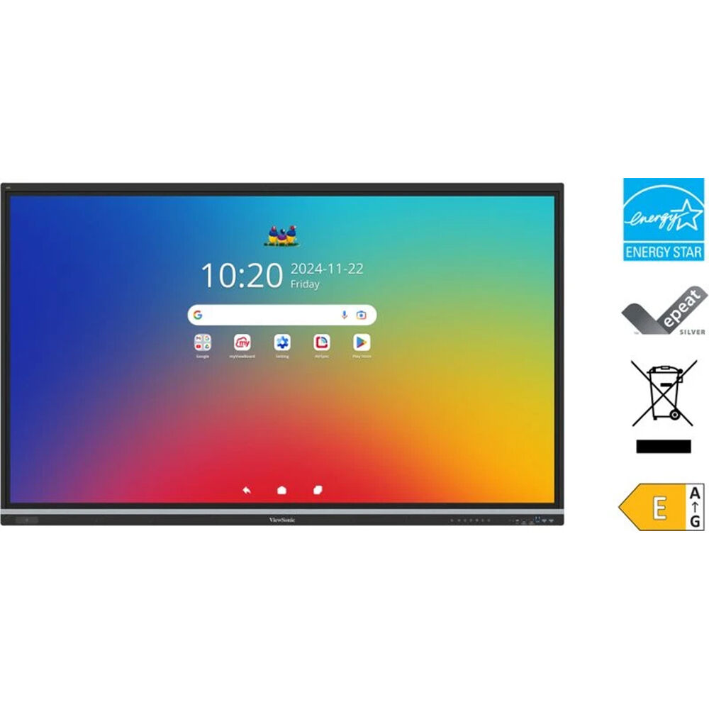 ViewSonic 55-inch 4K interactive flat panel for huddle rooms and classroom collaboration — view 12