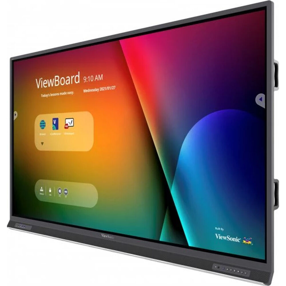 ViewSonic IFP8652-1C 86-inch 4K Ultra HD ViewBoard interactive flat panel with USB-C and integrated microphone — view 4