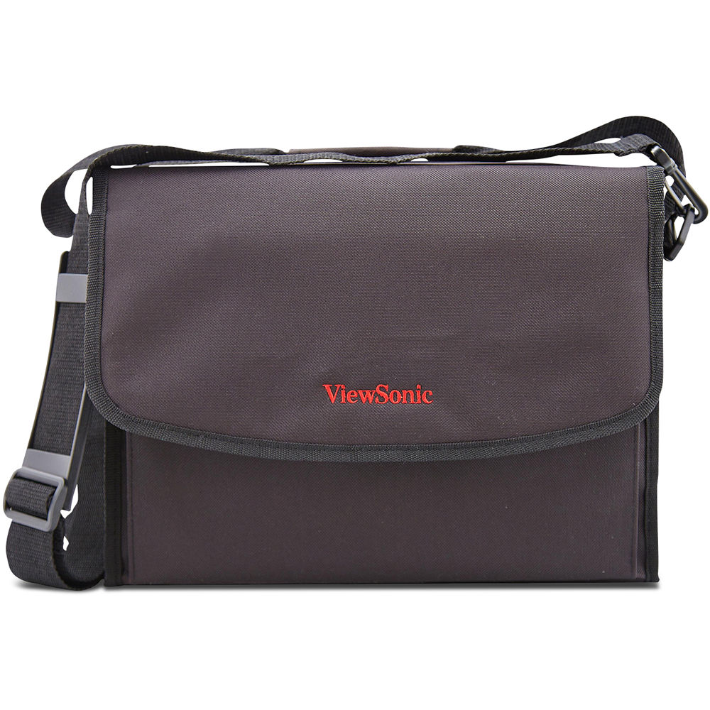Black ViewSonic projector carry case for compatible projector transport and storage — view 2