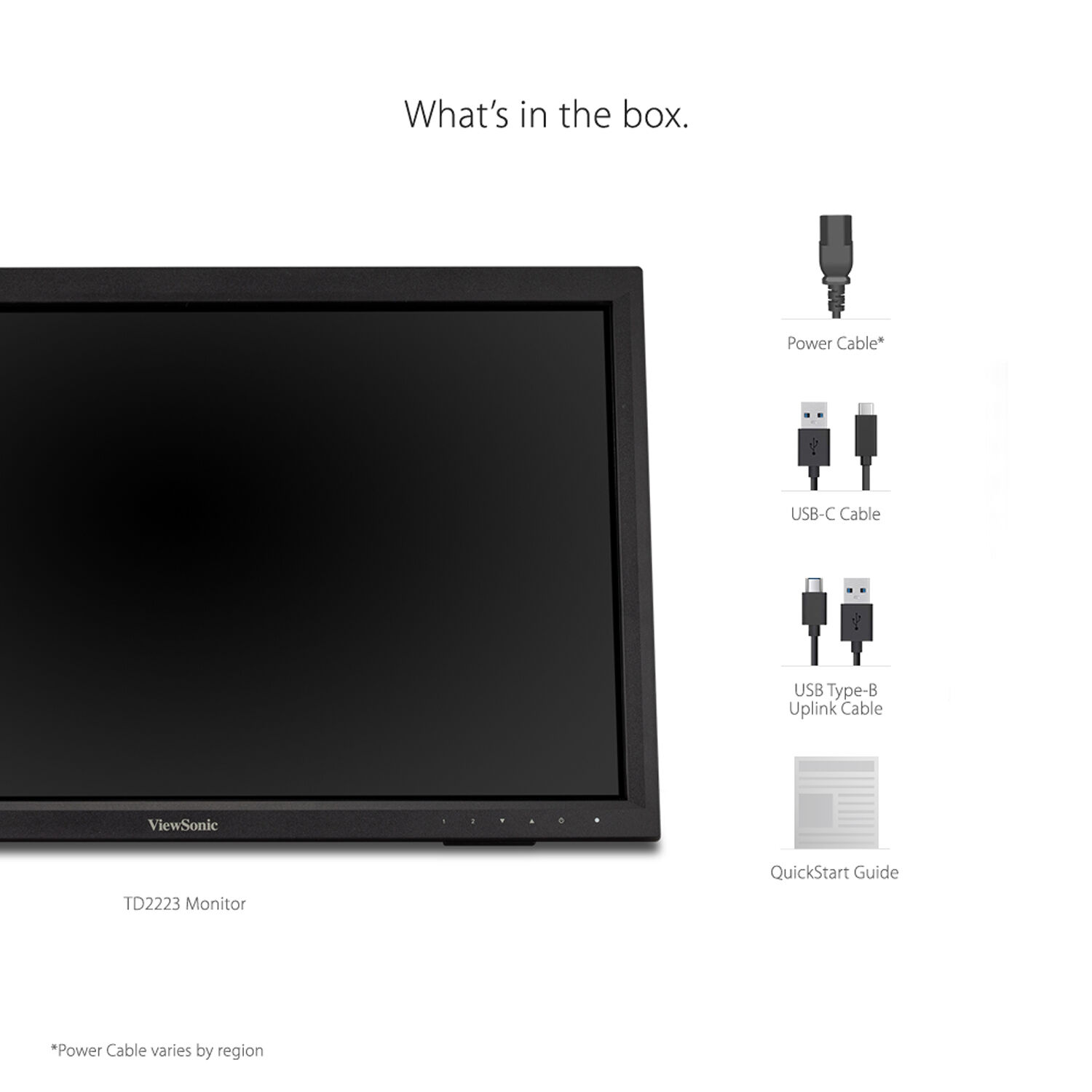 ViewSonic TD2223 22-inch infrared 10-point touch display with Full HD resolution — view 10