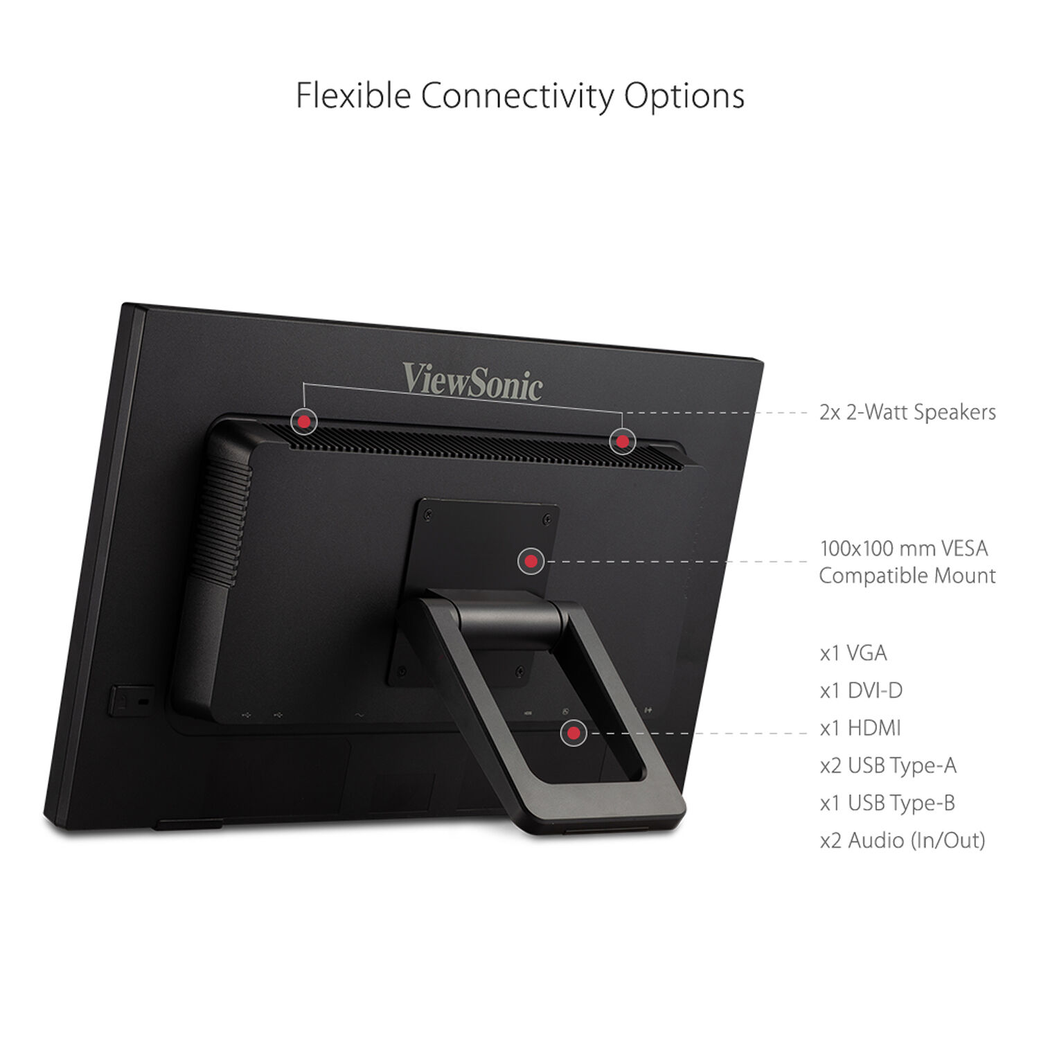 ViewSonic TD2223 22-inch infrared 10-point touch display with Full HD resolution — view 11