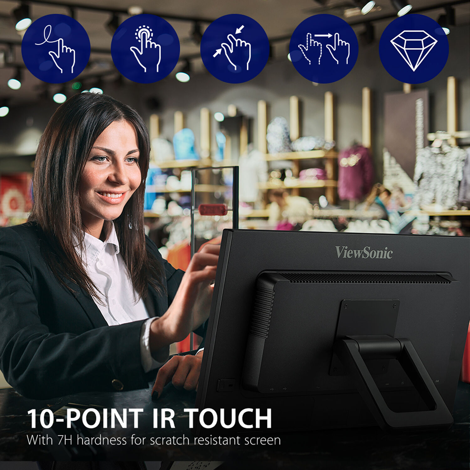 ViewSonic TD2223 22-inch infrared 10-point touch display with Full HD resolution — view 15