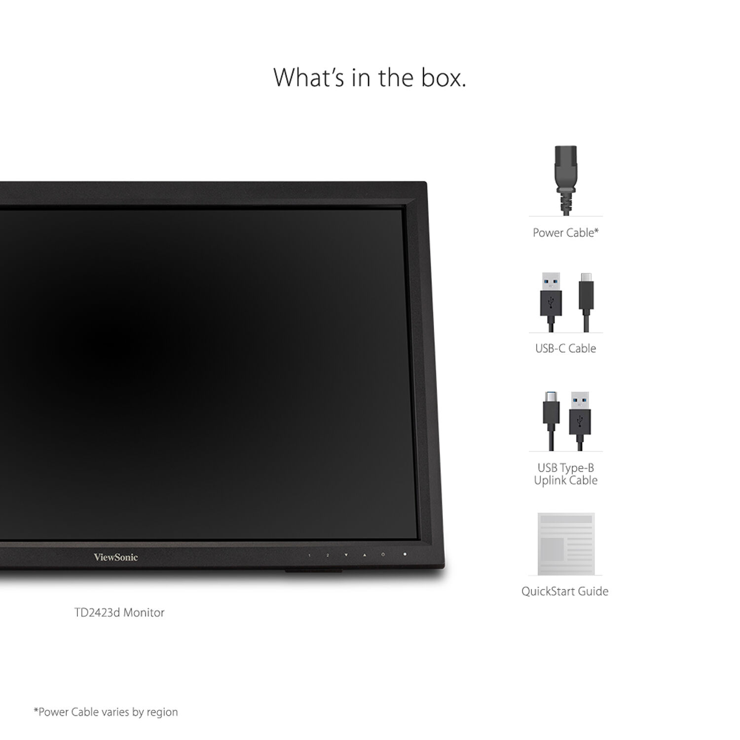 ViewSonic TD2423D 24-inch Full HD IR 10-point touch display for business workflows — view 10