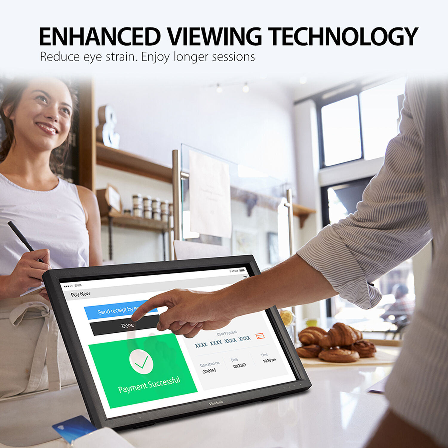 ViewSonic TD2423D 24-inch Full HD IR 10-point touch display for business workflows — view 15