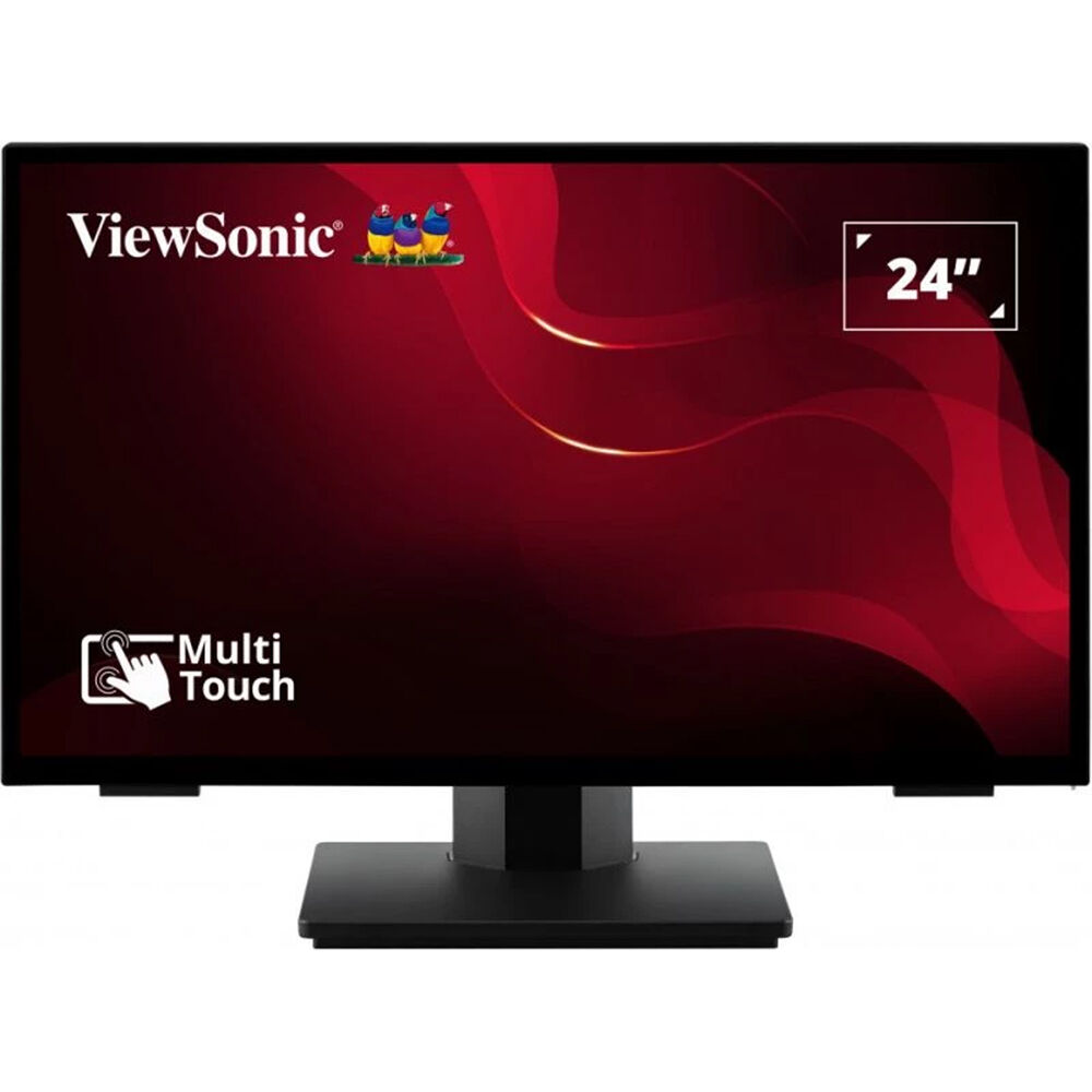 ViewSonic TD2465 24-inch 1080p IPS touch monitor with USB-C docking and ergonomic stand — view 10