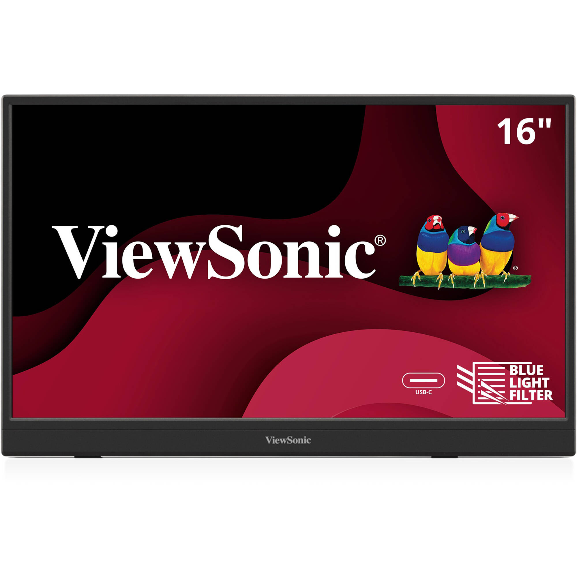 ViewSonic VA1653 15.6-inch portable 1080p IPS monitor with USB-C and mini HDMI — view 3