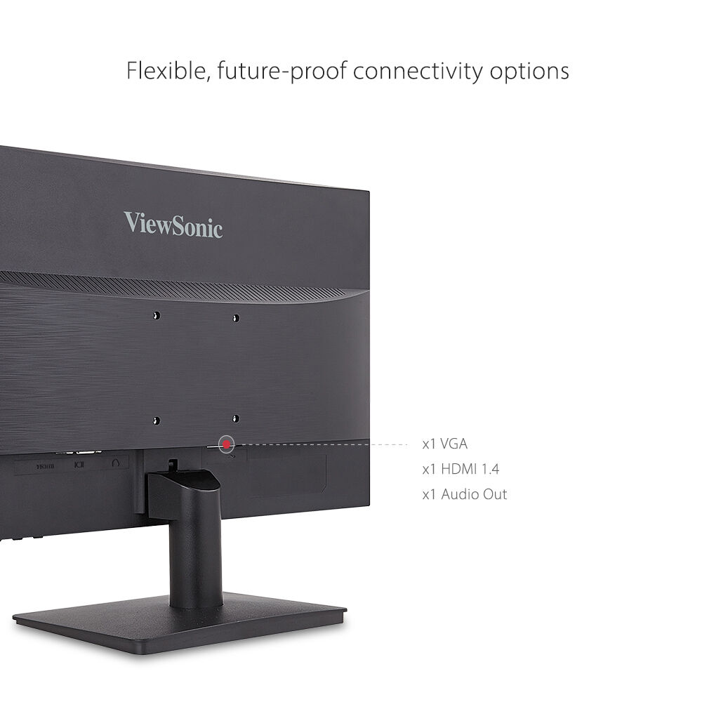 ViewSonic VA1903H 19-inch widescreen LCD monitor with compact 18.5-inch viewable display — view 8