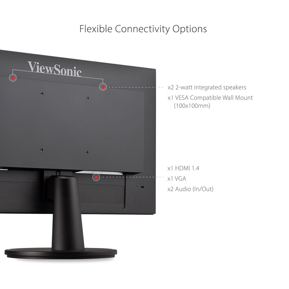 ViewSonic VA2247-MH 22-inch Full HD MVA monitor with frameless design — view 13