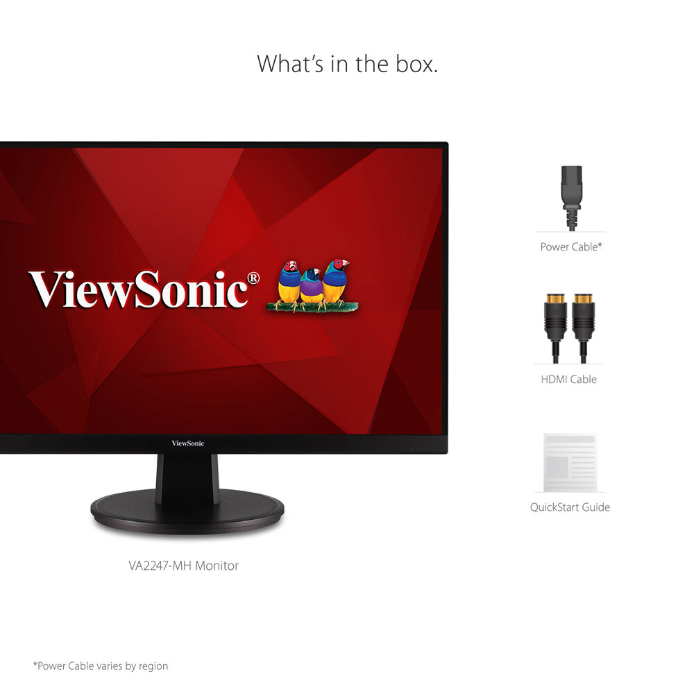ViewSonic VA2247-MH 22-inch Full HD MVA monitor with frameless design — view 14