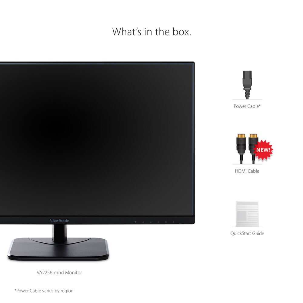 ViewSonic 22-inch SuperClear IPS Full HD monitor with dual integrated speakers — view 17