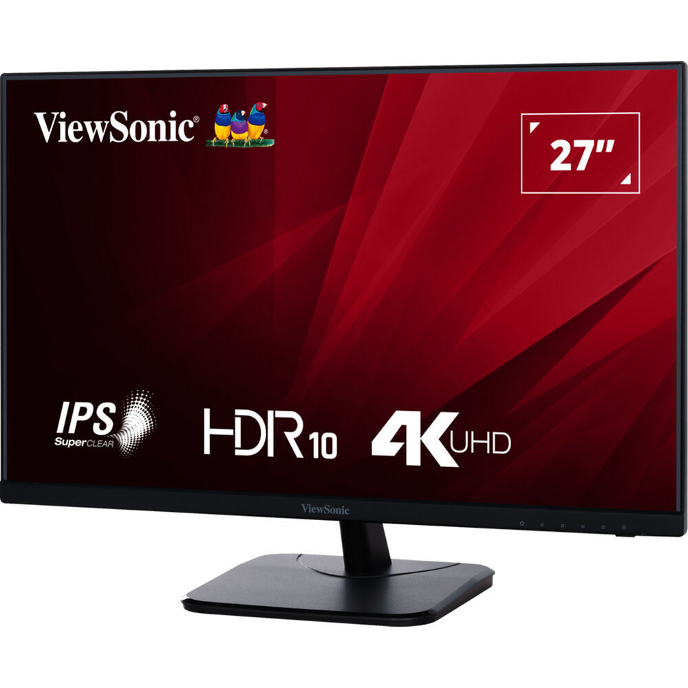 ViewSonic 27-inch 4K IPS monitor with HDMI and DisplayPort — view 3