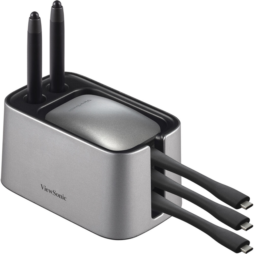 ViewSonic VB Cast Dongle Storage Box in gray and black for organized AV accessory storage — view 2