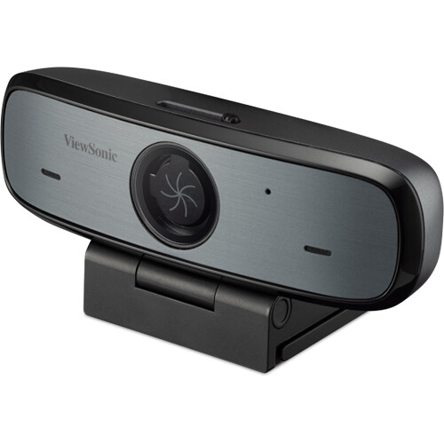 ViewSonic 1080p USB webcam with 3-in-1 magnetic clip and tripod mount — view 4