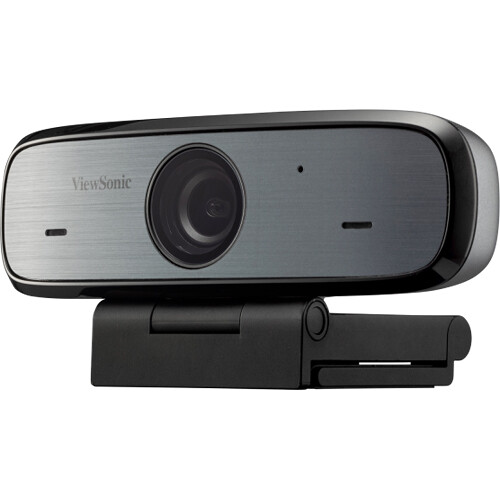 ViewSonic 1080p USB webcam with 3-in-1 magnetic clip and tripod mount — view 6