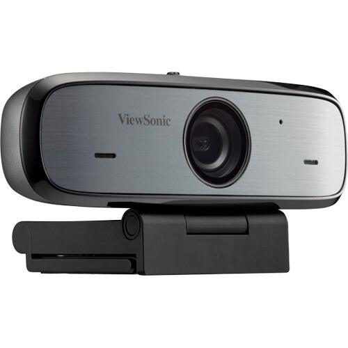 ViewSonic 1080p USB webcam with 3-in-1 magnetic clip and tripod mount — view 8