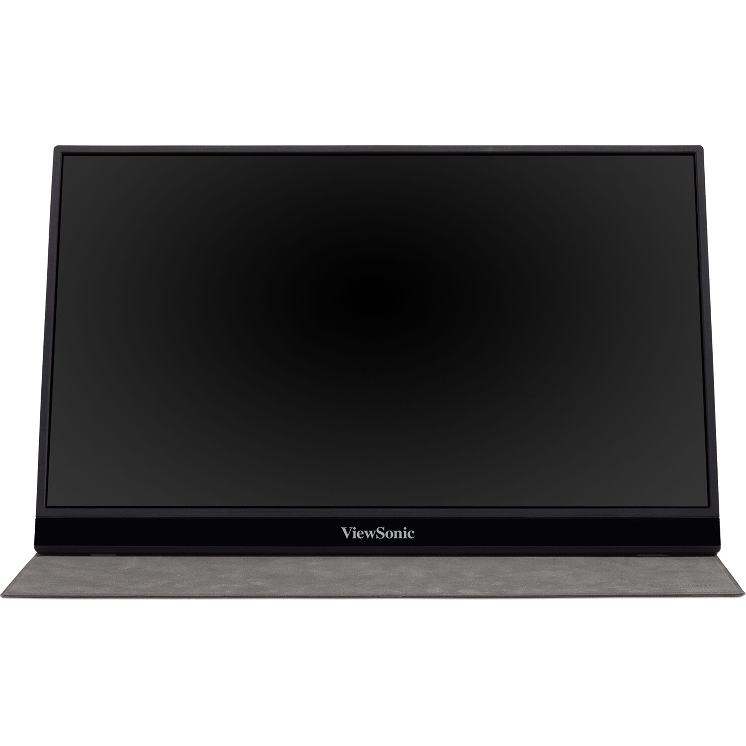 ViewSonic VG1655 15.6-inch FHD portable monitor in silver with built-in stand — view 3