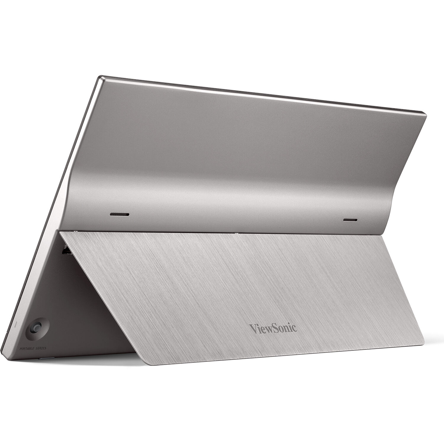 ViewSonic VG1655 15.6-inch FHD portable monitor in silver with built-in stand — view 6