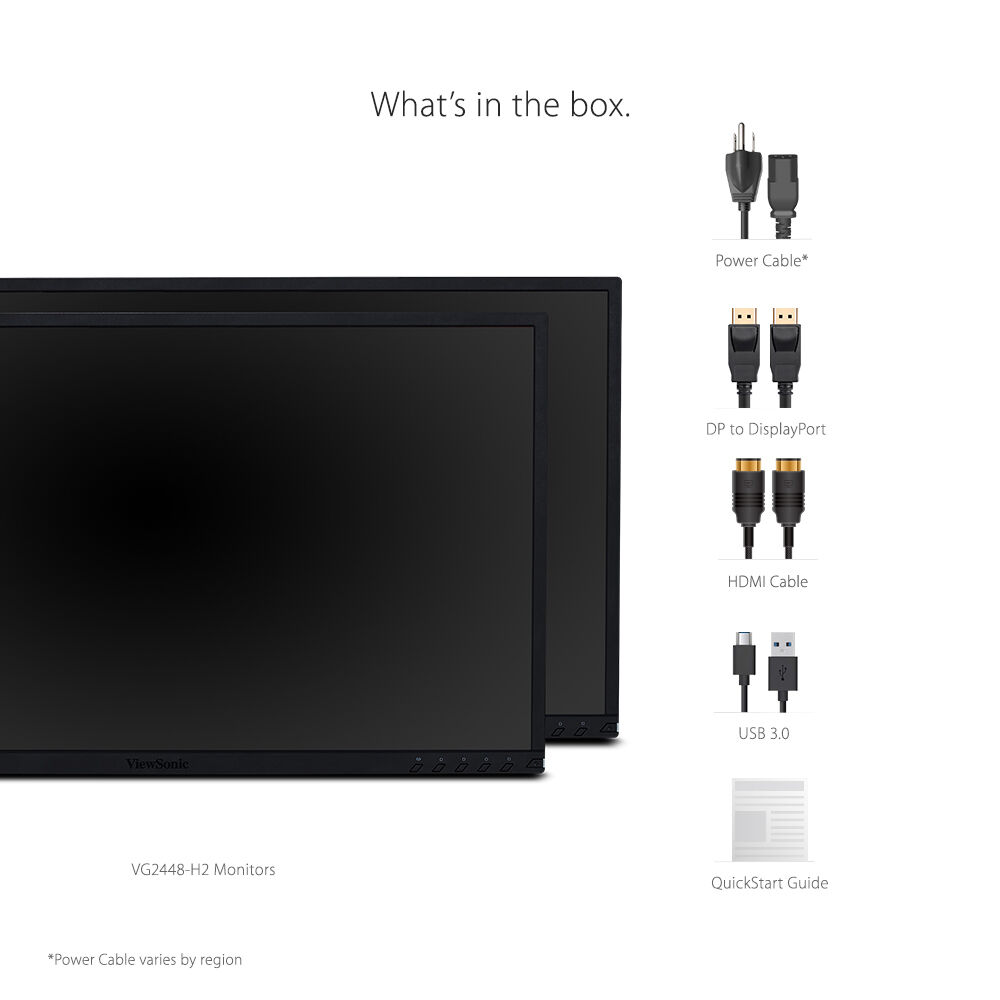 ViewSonic VG2448A-2_H2 24-inch Full HD IPS monitor dual pack with HDMI, DisplayPort, and VGA — view 10