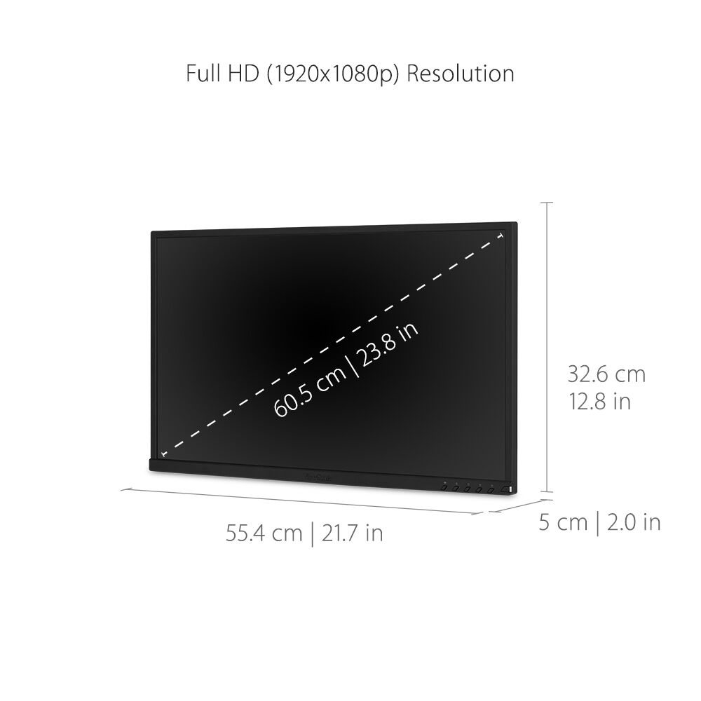 ViewSonic VG2448A-2_H2 24-inch Full HD IPS monitor dual pack with HDMI, DisplayPort, and VGA — view 8