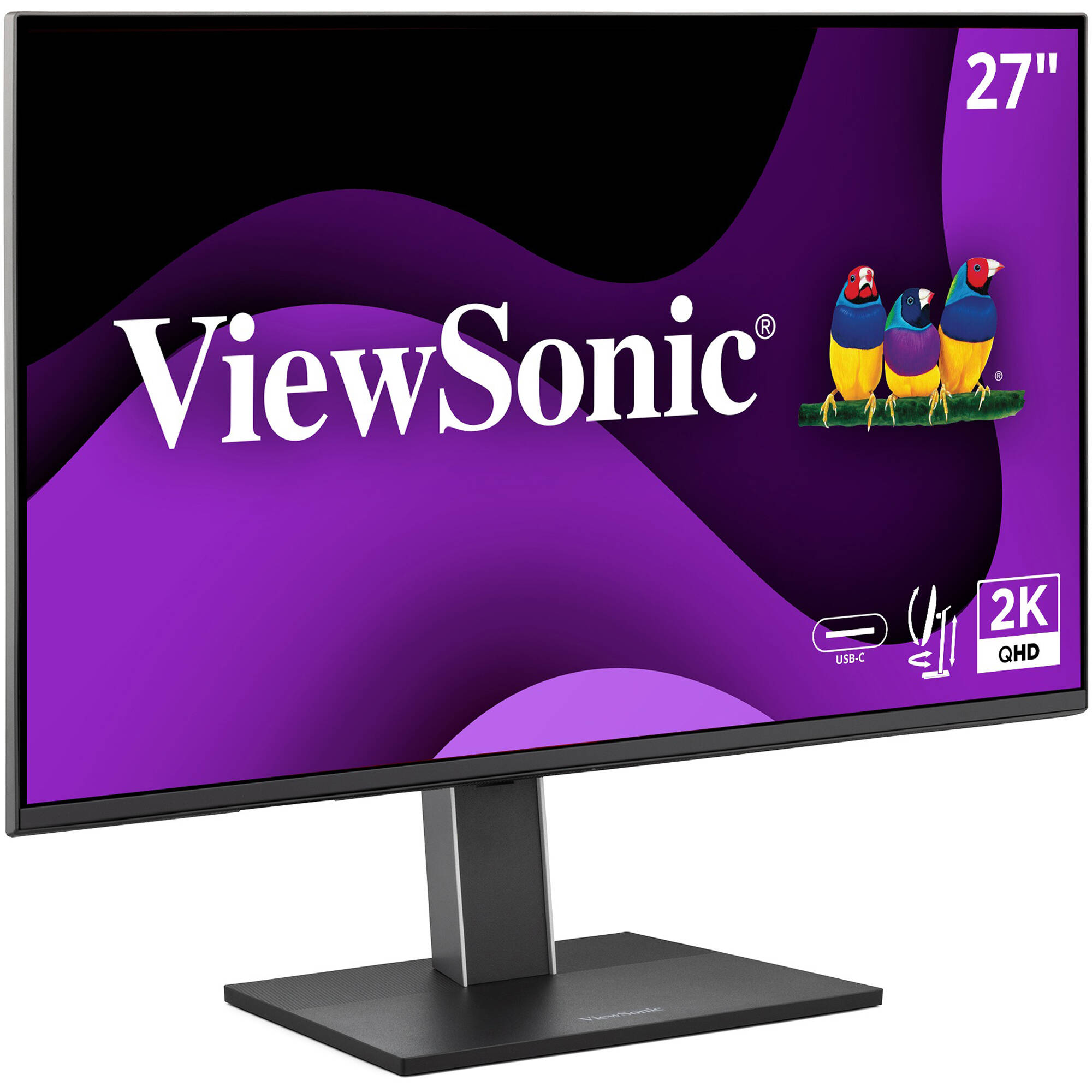 ViewSonic VG2752-2K 27" IPS 1440p Monitor | USB-C, Ergonomic
