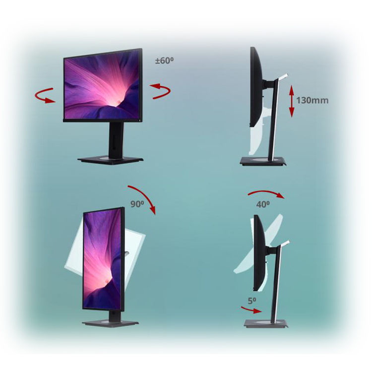 ViewSonic VG2755 27-inch SuperClear IPS Full HD monitor with ergonomic stand — view 11