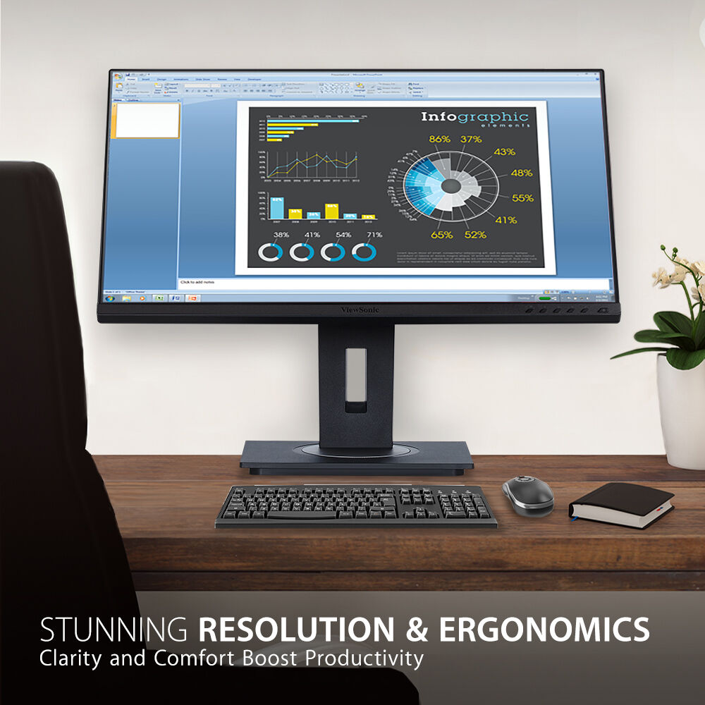 ViewSonic VG2755 27-inch SuperClear IPS Full HD monitor with ergonomic stand — view 13