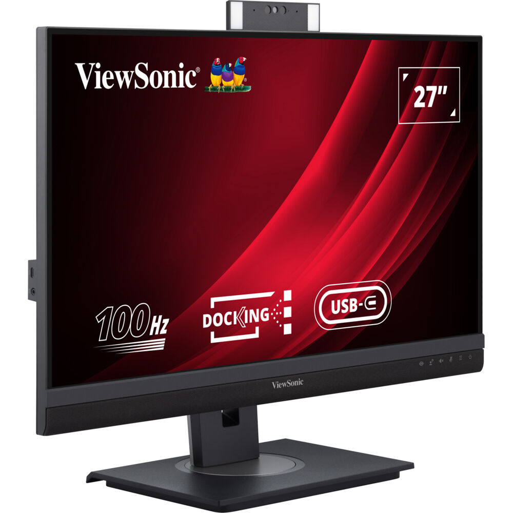 ViewSonic VG2757V-2K 27" 1440p Monitor | Webcam, USB-C Dock