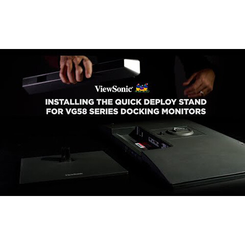ViewSonic 27-inch IPS docking monitor with 1440p resolution, USB-C 100 W charging, RJ45, and daisy-chain support — view 10