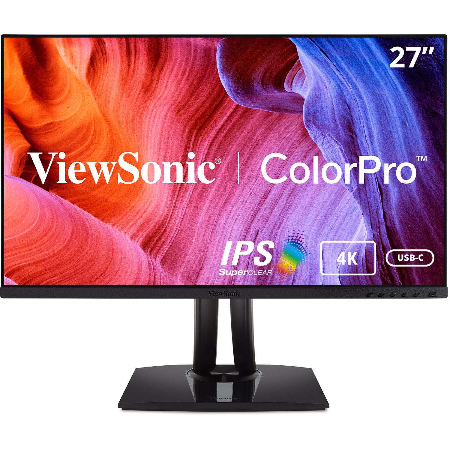 ViewSonic VP2756-4K 27" 4K UHD USB-C Monitor | Pro Design, IPS, Enterprise