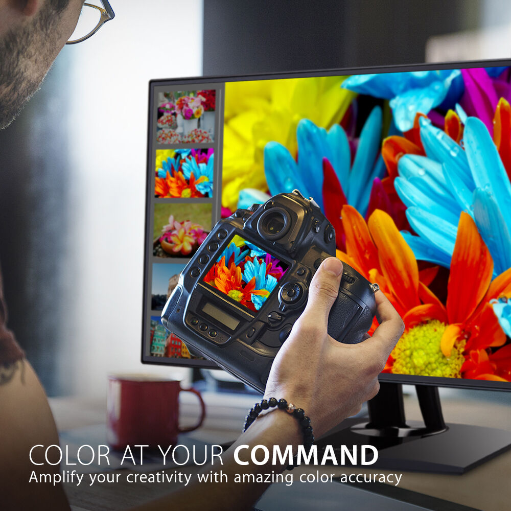ViewSonic VP2768A 27-inch QHD monitor with frameless design and USB-C connectivity — view 13