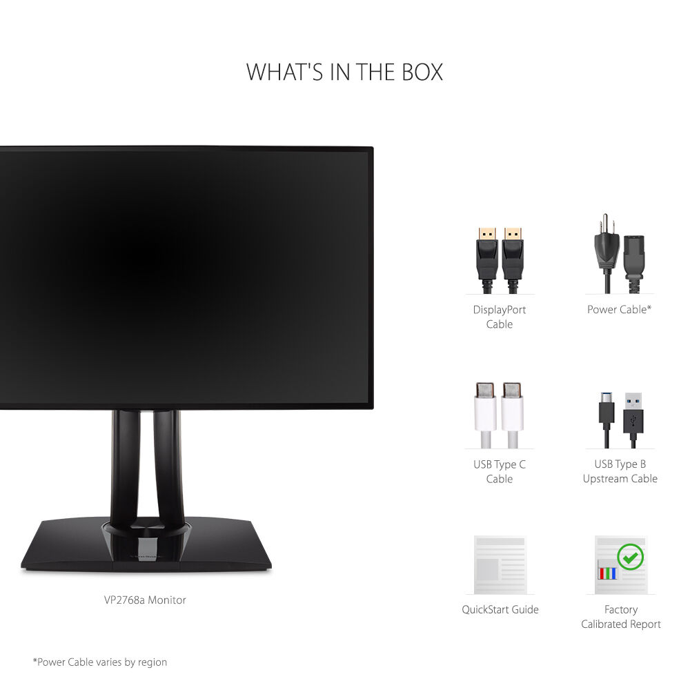 ViewSonic VP2768A 27-inch QHD monitor with frameless design and USB-C connectivity — view 18