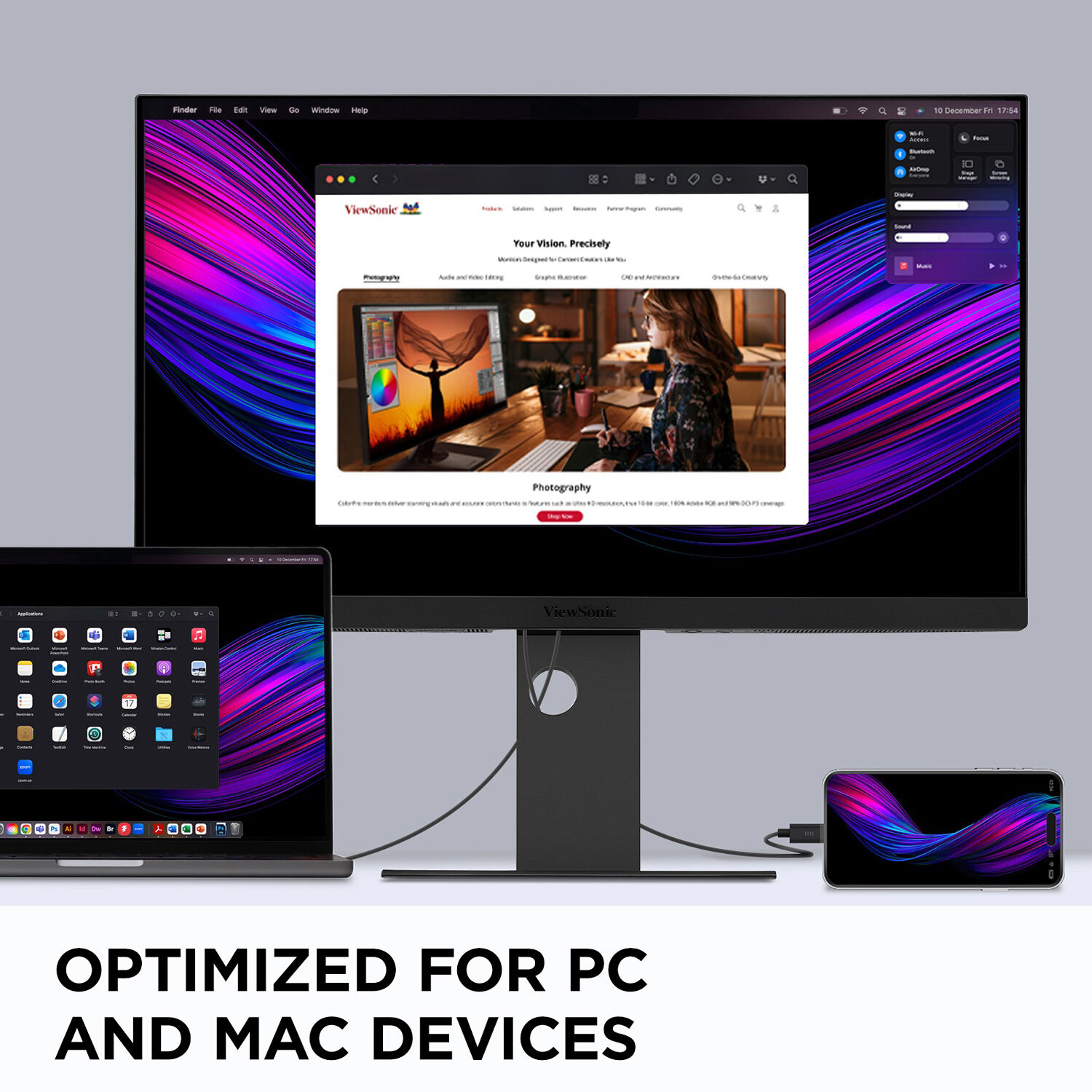 ViewSonic ColorPro VP2788-5K 27-inch 5K IPS monitor with Thunderbolt 4 and USB-C — view 15