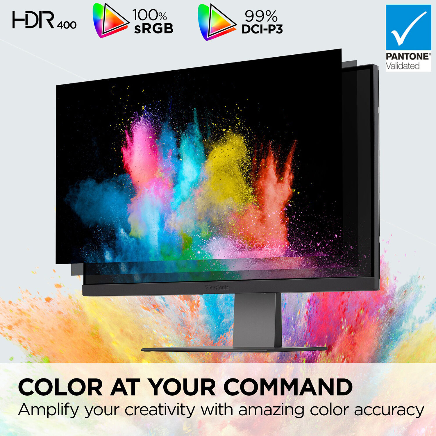 ViewSonic ColorPro VP2788-5K 27-inch 5K IPS monitor with Thunderbolt 4 and USB-C — view 17