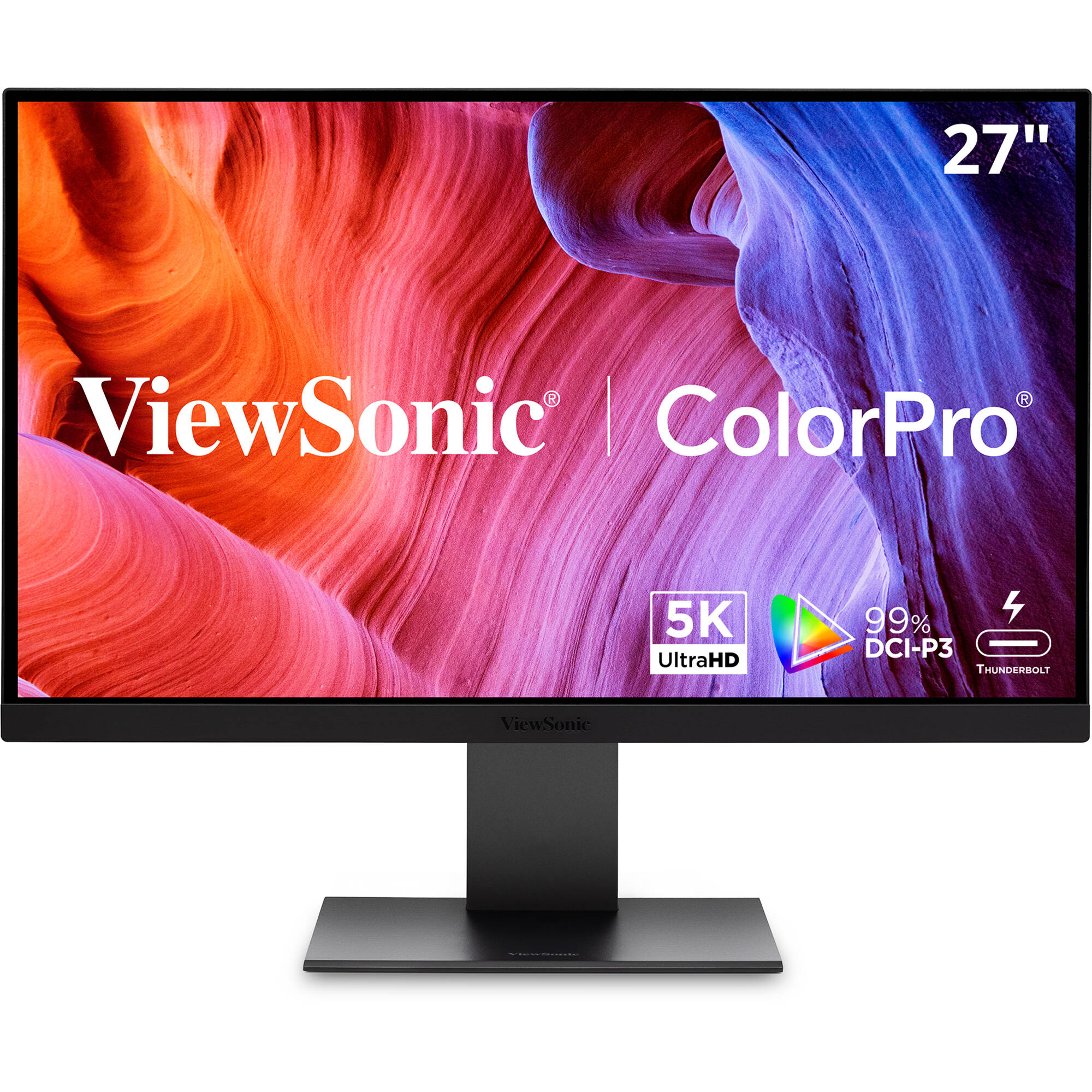 ViewSonic ColorPro VP2788-5K 27-inch 5K IPS monitor with Thunderbolt 4 and USB-C — view 2