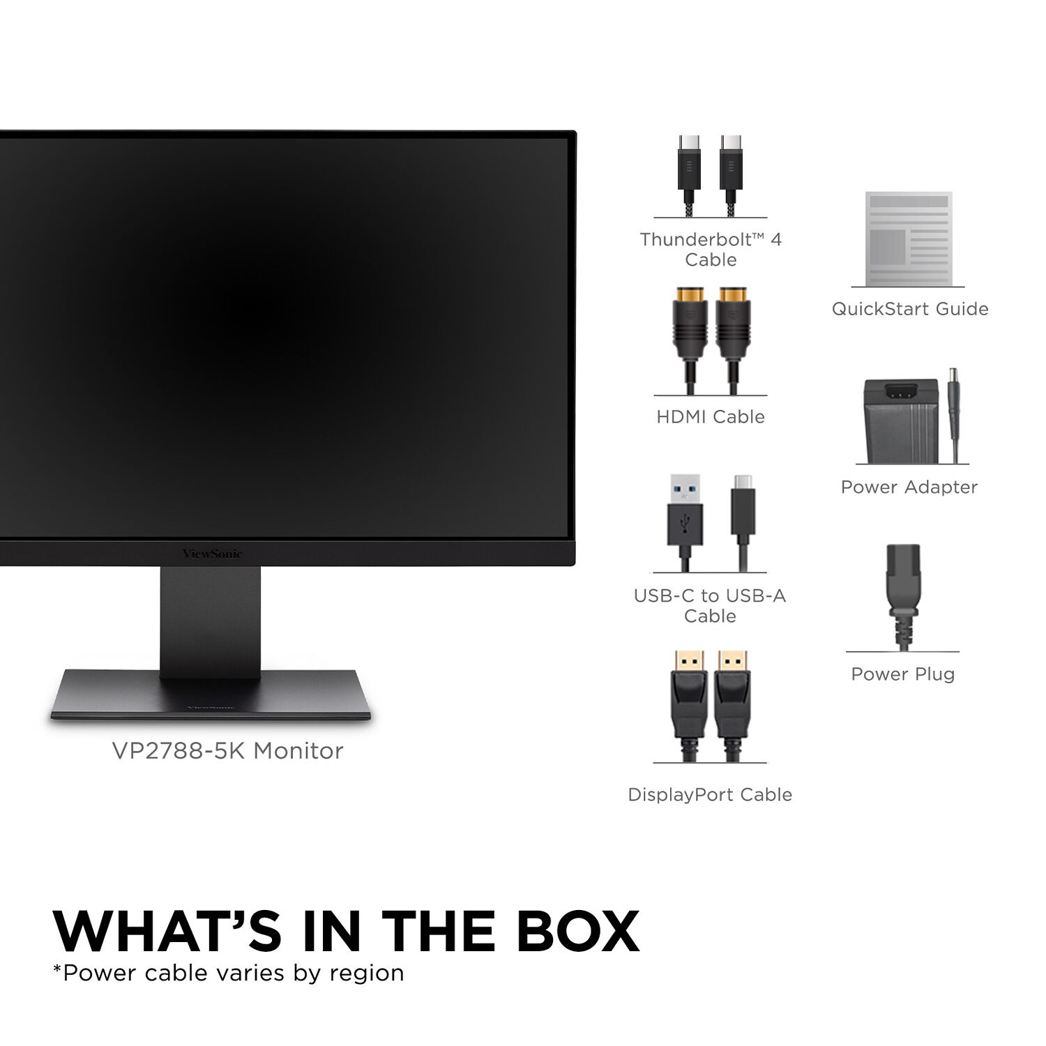 ViewSonic ColorPro VP2788-5K 27-inch 5K IPS monitor with Thunderbolt 4 and USB-C — view 20