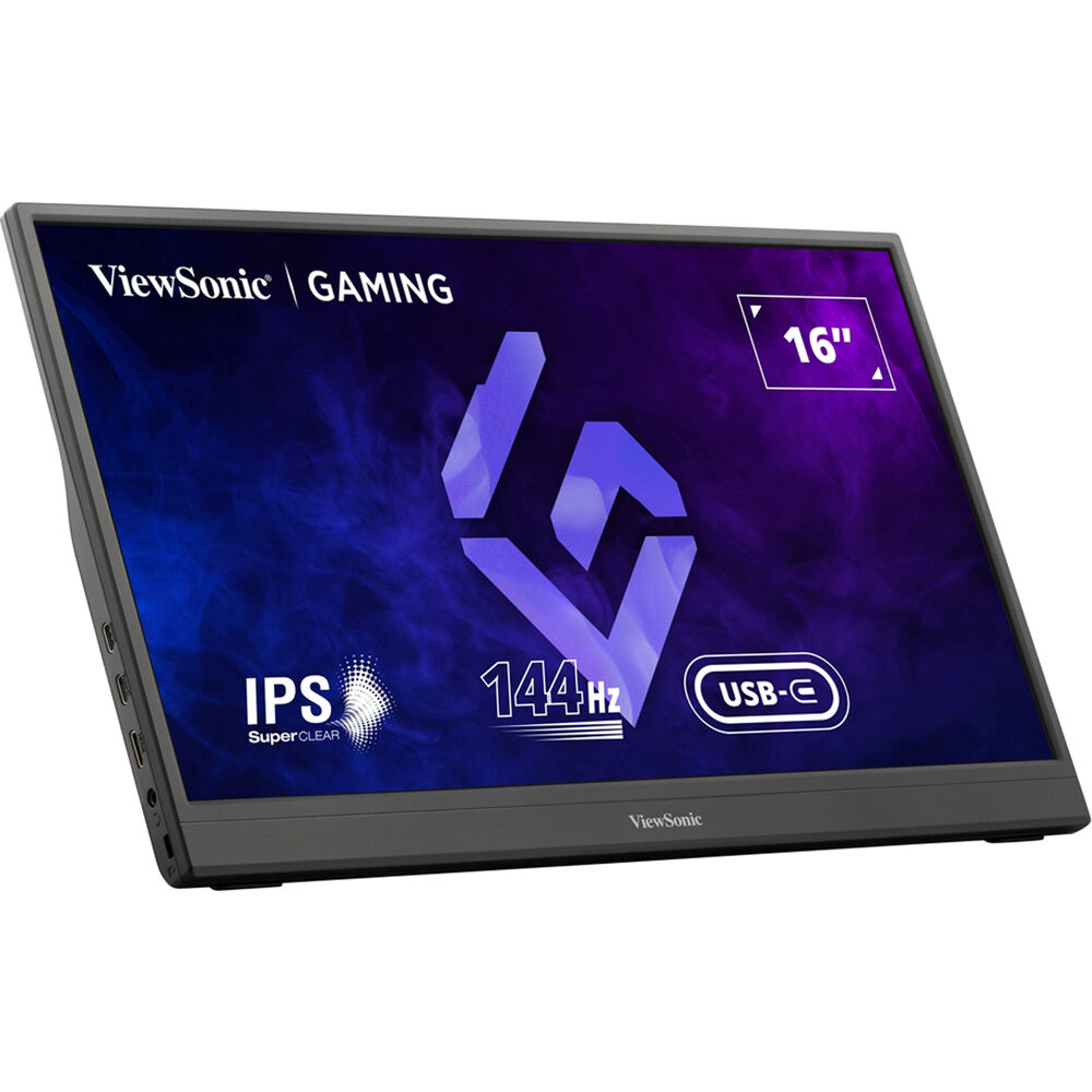 ViewSonic VX1654 16-inch portable IPS gaming monitor with 144 Hz refresh rate and USB-C connectivity — view 9
