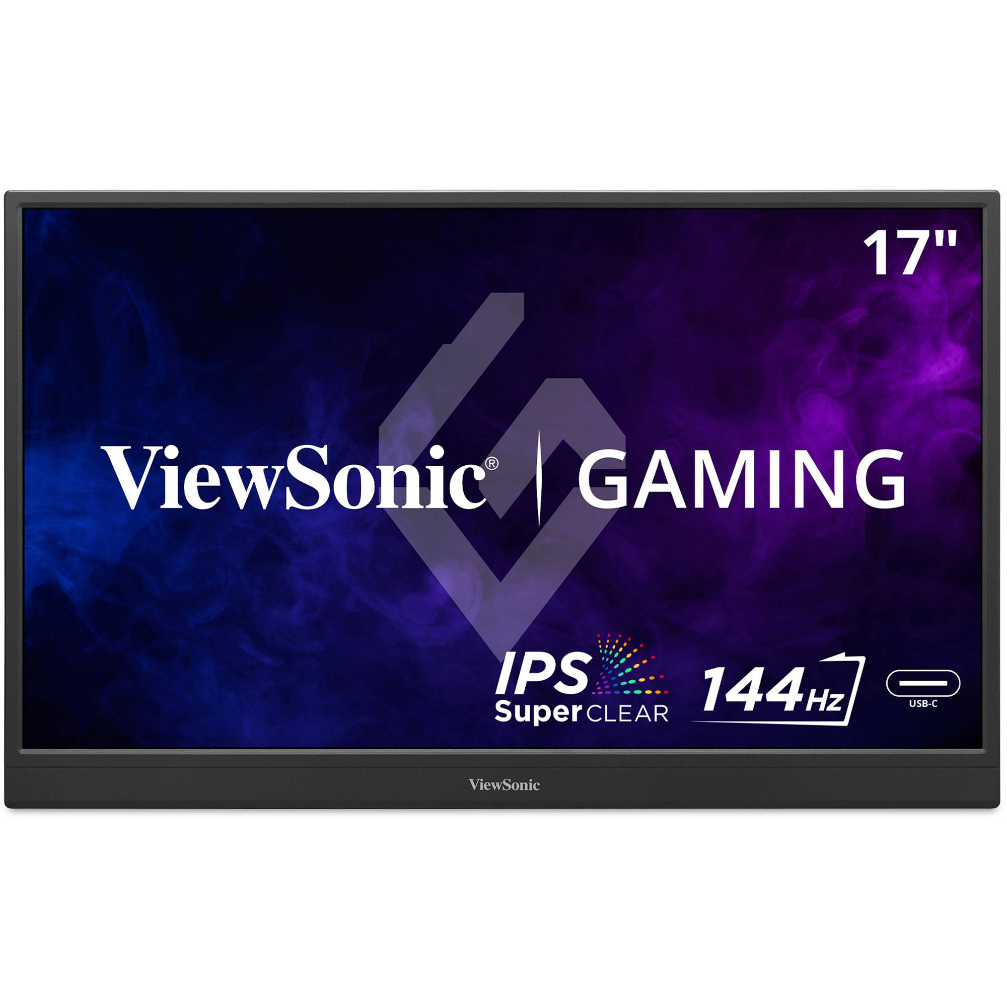ViewSonic VX1754 17-inch portable IPS gaming monitor with 1080p resolution and USB-C connectivity — view 2