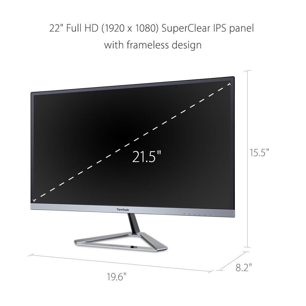 ViewSonic VX2276-SMHD 21.5-inch ultra slim IPS Full HD monitor — view 14