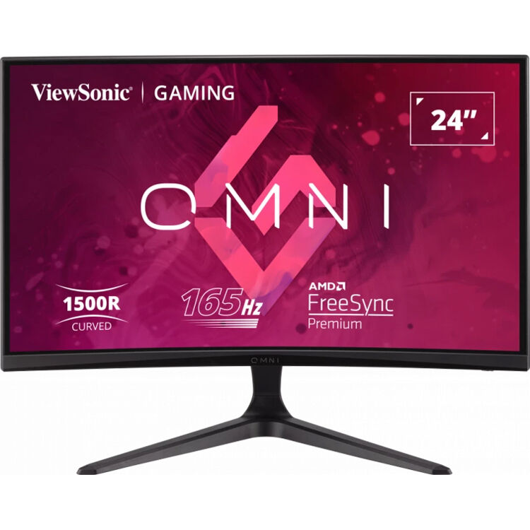 ViewSonic VX2418C 24-inch curved 165Hz Full HD gaming monitor — view 2
