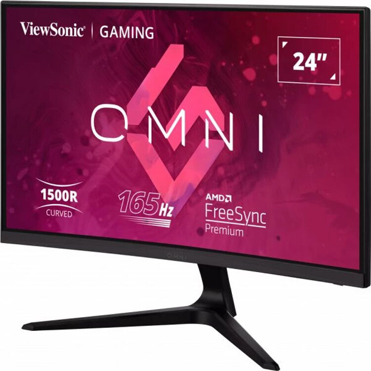 ViewSonic VX2418C 24-inch curved 165Hz Full HD gaming monitor — view 3
