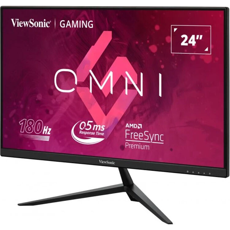 ViewSonic 24-inch 1080p gaming monitor with slim bezels and fast refresh rate — view 3