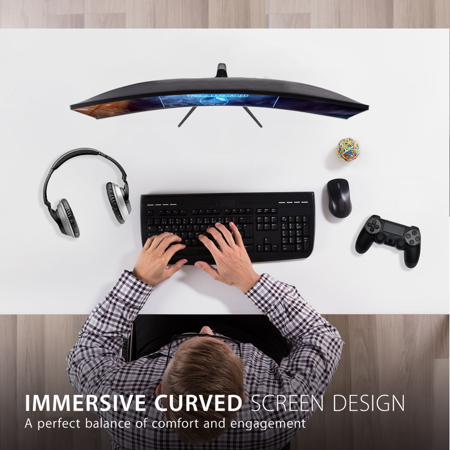 ViewSonic VX2718-PC-MHD 27-inch curved 165Hz gaming monitor — view 6