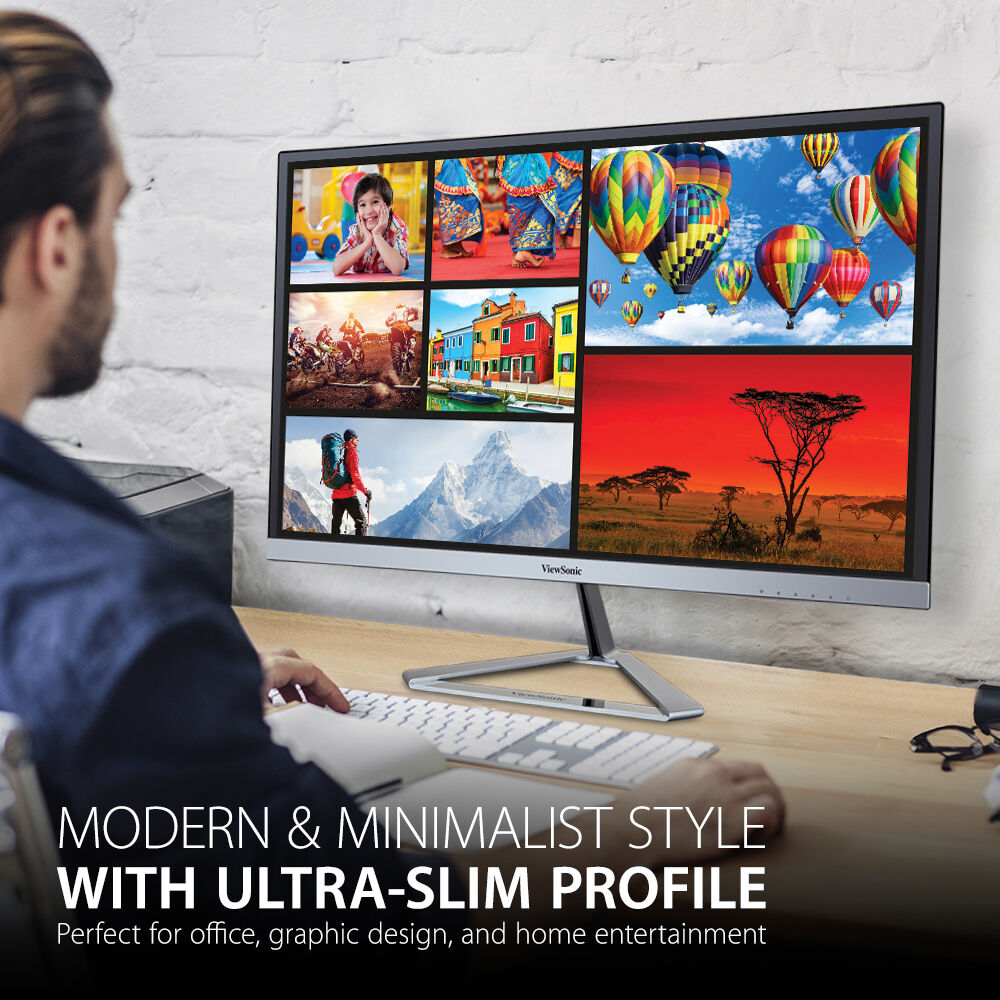 ViewSonic VX2776-SMHD 27-inch Full HD IPS monitor with ultra-slim design and dual speakers — view 13